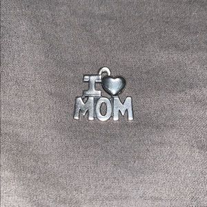 James avery i <3 heart/love mom charm